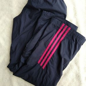 Adidas wind breaker/workout pants